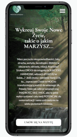 Animacja pokazująca stronę internetową, która idealnie dopasowuje się do ekranu laptopa, tabletu i smartfona (RWD).